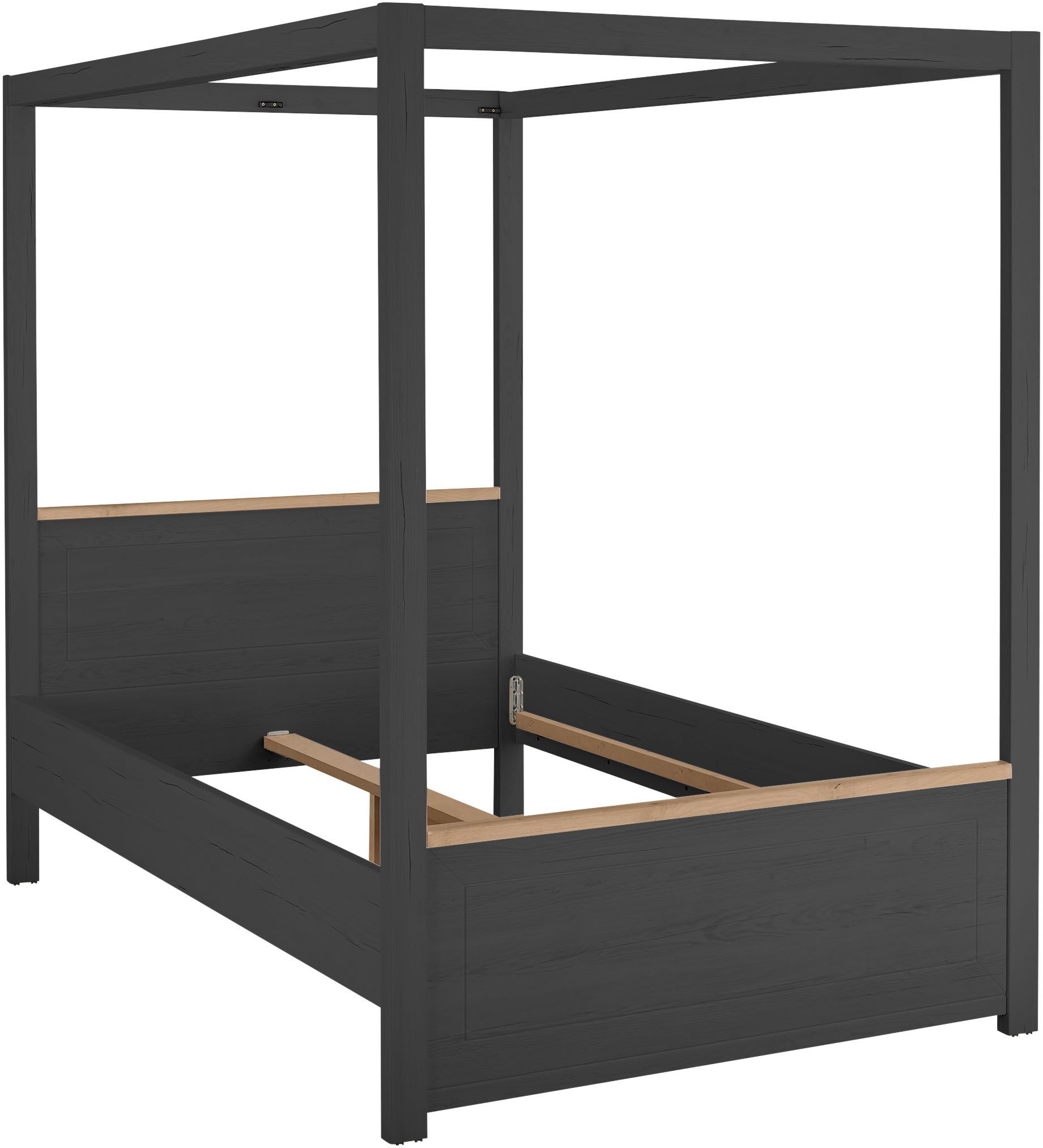 set one by Musterring Himmelbett York Schlafen (1-tlg), Liegefläche 140 x 200 cm, drei Farbausführungen, Landhausstil