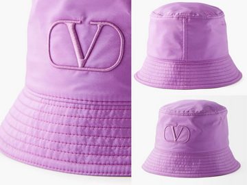 Valentino Baseball Cap VALENTINO GARAVANI Fischerhut Silk Bucket Crochet Hat Cap With Dust Ba