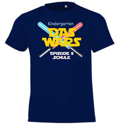 Youth Designz T-Shirt Kindergarten Das Wars Kinder Shirt mit lustigem Einschulungs Motiv