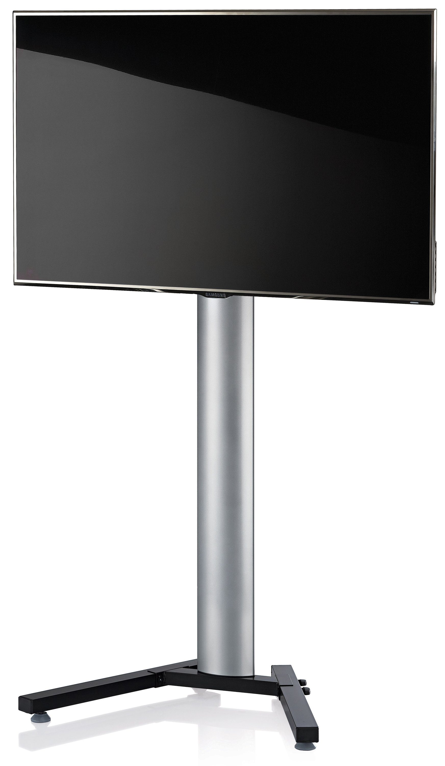 VCM TV-Ständer TV Standfuß Wohnzimmer Stadino H. 174 x B. 90 x T., (bis 70 Zoll, 1, Fernseh Ständer aus Alu, Fernsehstand Maxi, TV-Rollwagen)