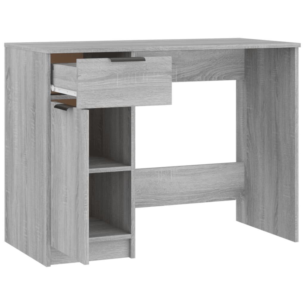 furnicato Schreibtisch Grau Holzwerkstoff cm Sonoma 100x50x75