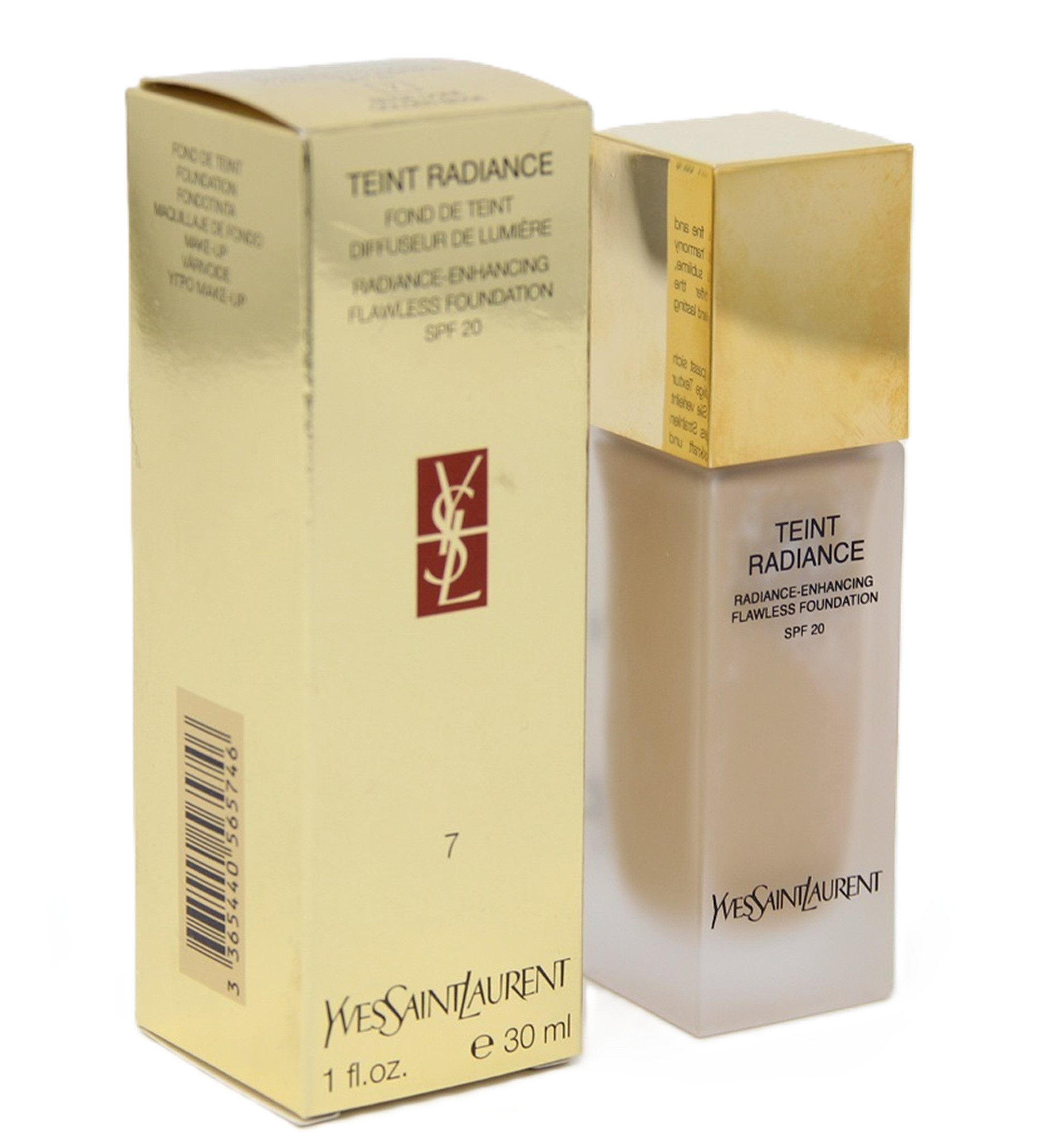YVES SAINT LAURENT Foundation Yves Saint Laurent Teint Radiance Fondation 7 Beige Doré Teint SPF20