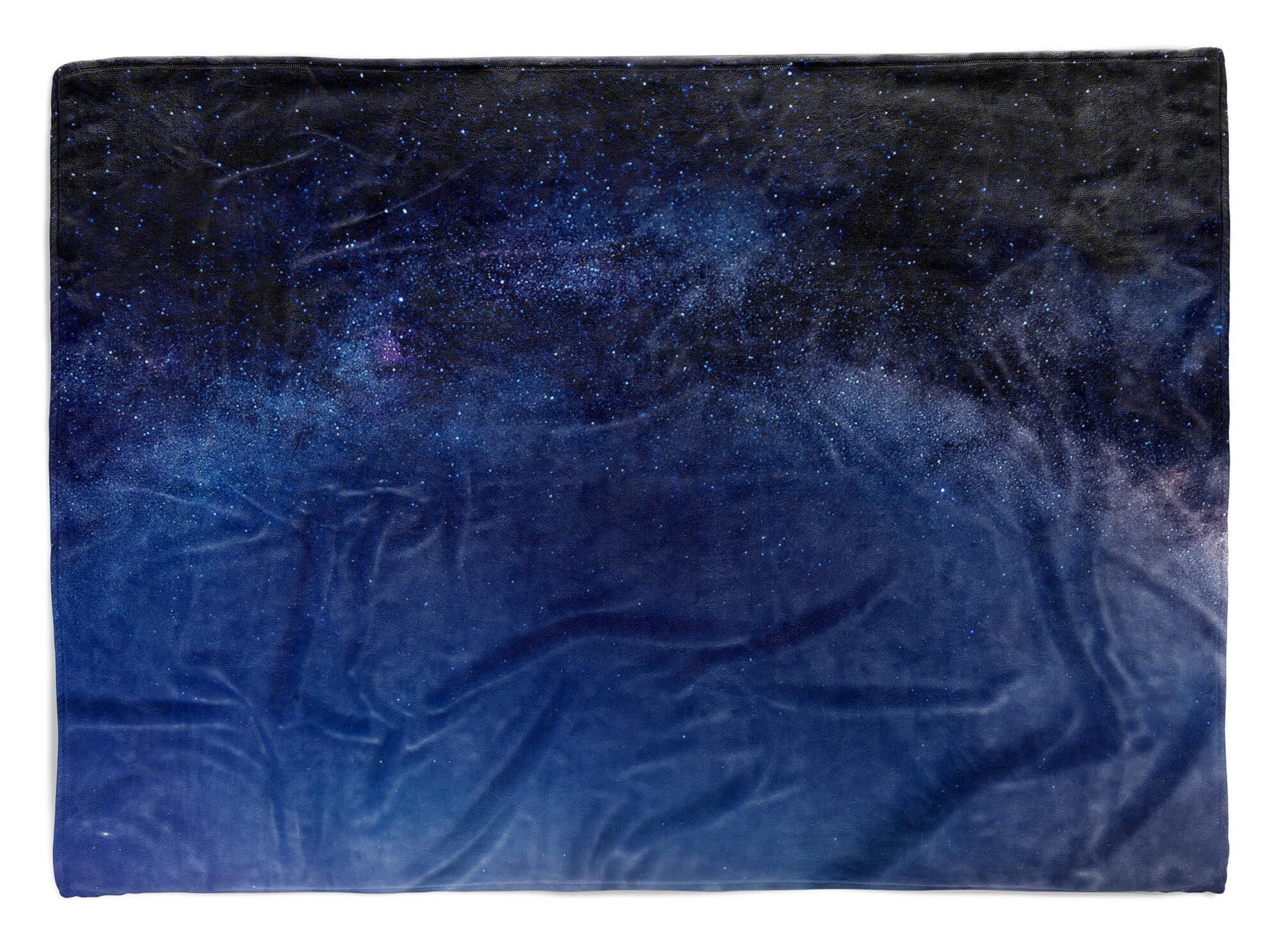 Sinus Art Handtücher Handtuch Strandhandtuch Saunatuch Kuscheldecke mit Fotomotiv Milchstraße Galaxi, Baumwolle-Polyester-Mix (1-St), Handtuch
