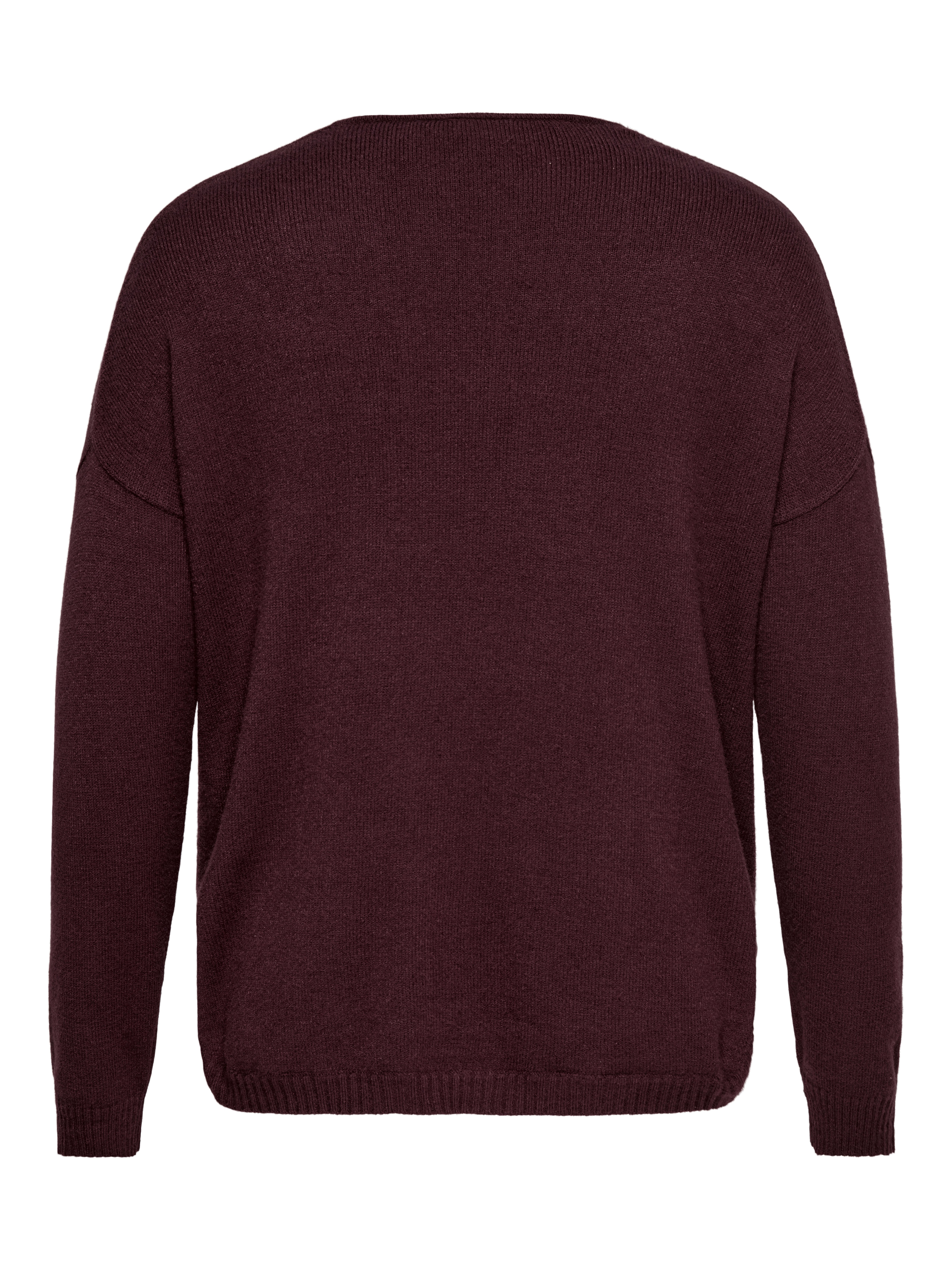 ONLY CARMAKOMA V-Ausschnitt-Pullover CARMARGARETA LS PULLOVER KNT NOOS Viskosemischung, regular fit