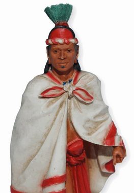 Castagna Dekofigur Native American Figur Nezahualcoyotl "Hungriger Koyote" H 18,5 cm Dekofigur Castagna