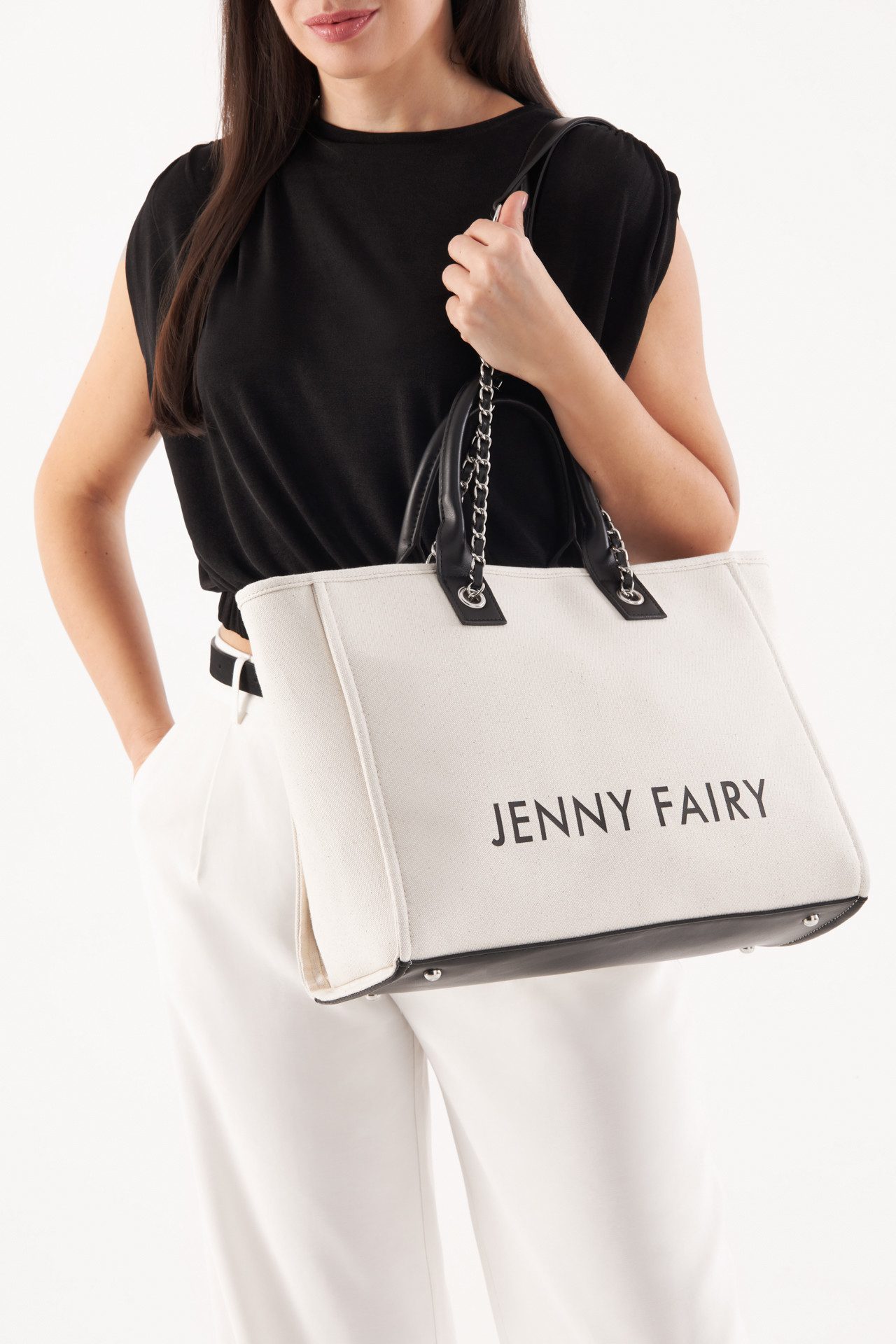 Handtasche Jenny Fairy Kleine Shoppertasche MJS-E-041-05 beige