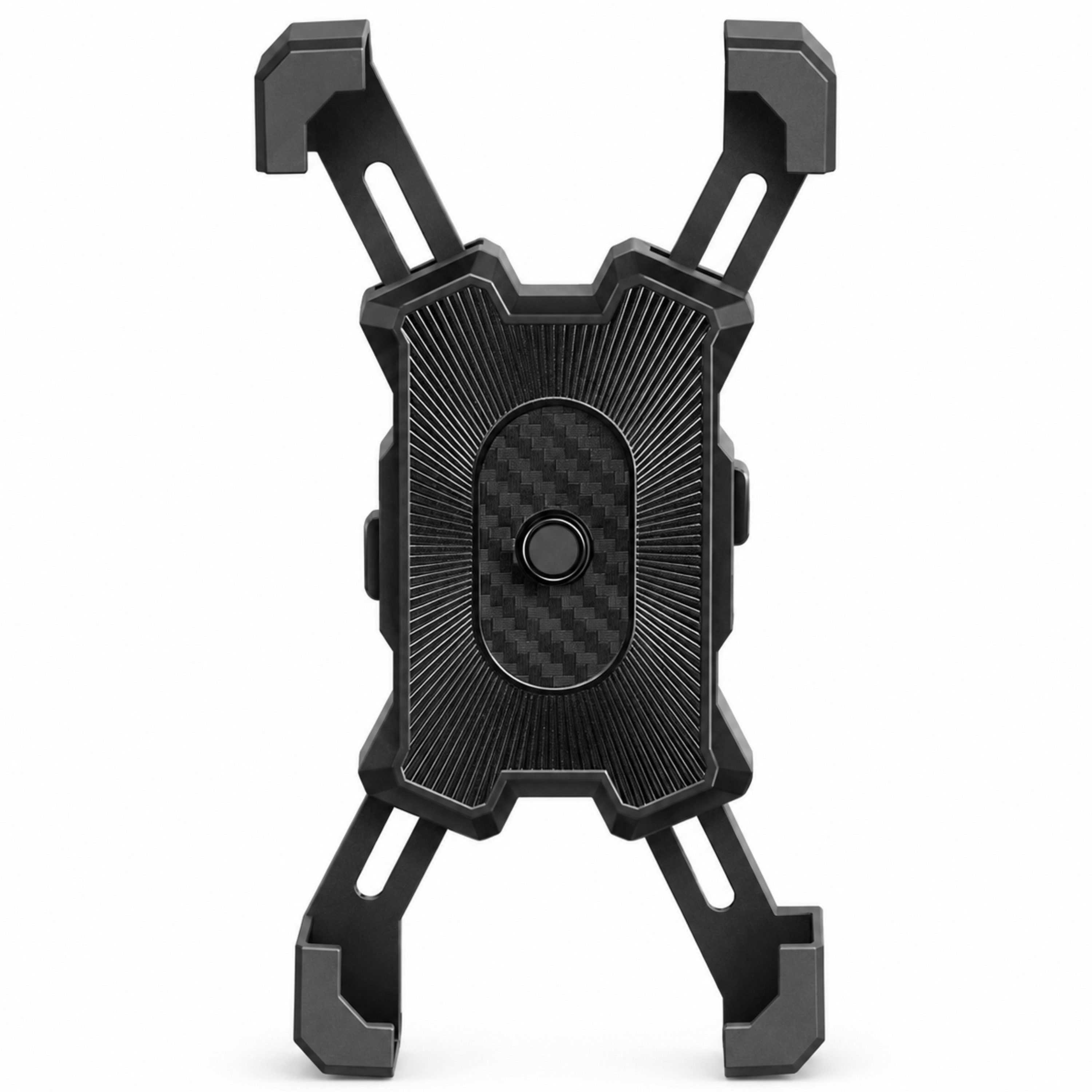StellarLuma Handy-Halterung Handyhalterung Telefon Halterung Fahrrad E Bike E Scooter Smartphone, (bis 7 Zoll, Geeignet für alle gängigen Fahrräder, E-Bikes und E-Scooter, 360° drehbar, 4-Punkt-Halt, Schraubsystem für 2–3,5 cm Lenker)