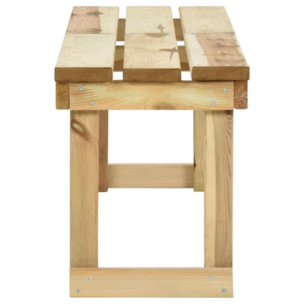 vidaXL Gartenbank Gartenbank 140 cm Imprägniertes Kiefernholz (1-St)
