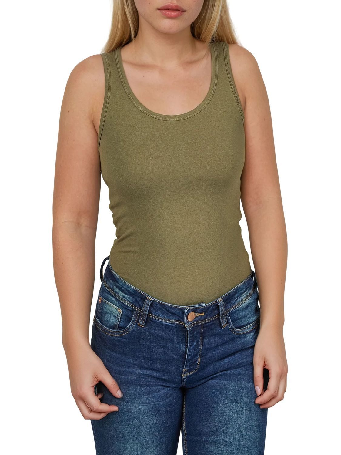 ONLY T-Shirt Damen Tank Top ONLLIVE LUV 4er Pack Slim Fit (Vorteilspack, 4- günstig online kaufen