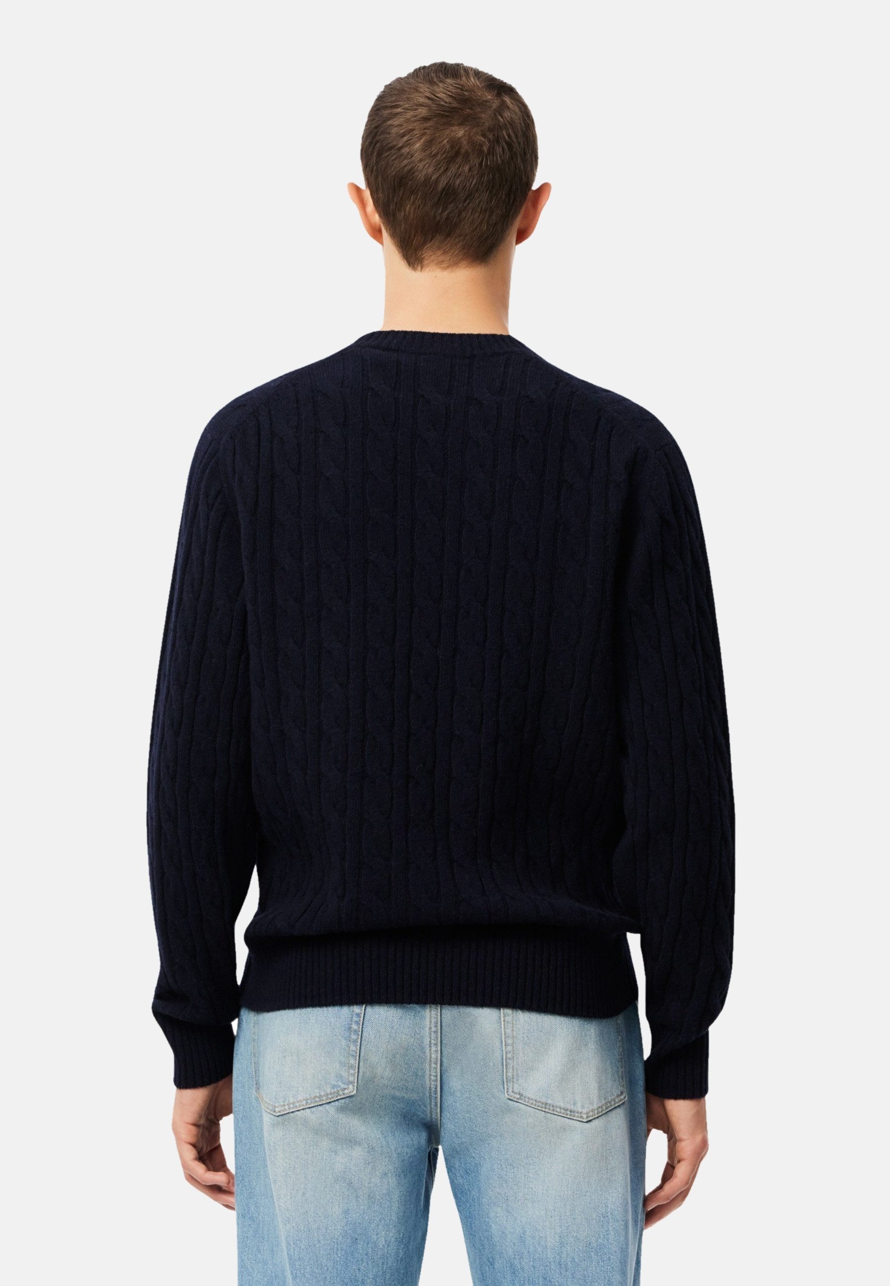Lacoste Strickpullover Pullover Strickpullover R-Neck (1-tlg)