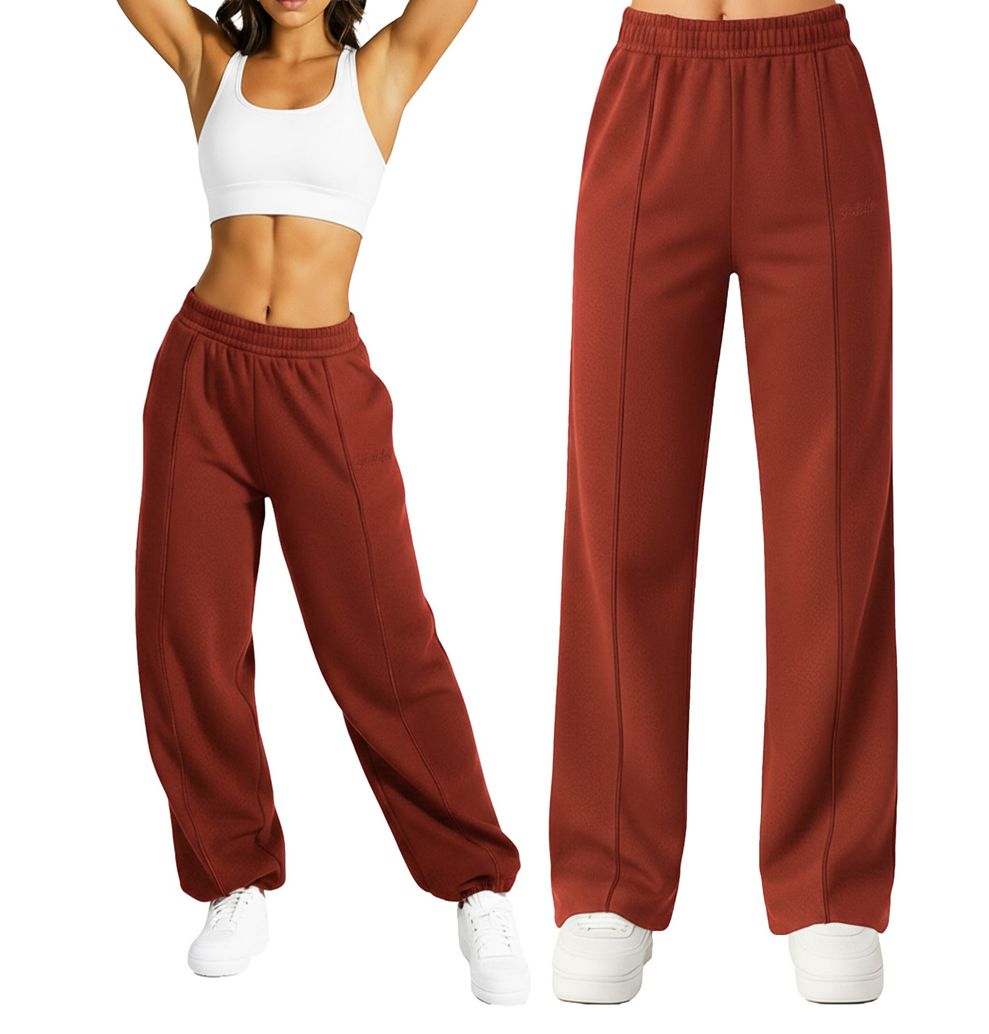 Smilodox Jogginghose Damen Siara, Bequeme Freizeithose mit Seitentaschen Tr günstig online kaufen