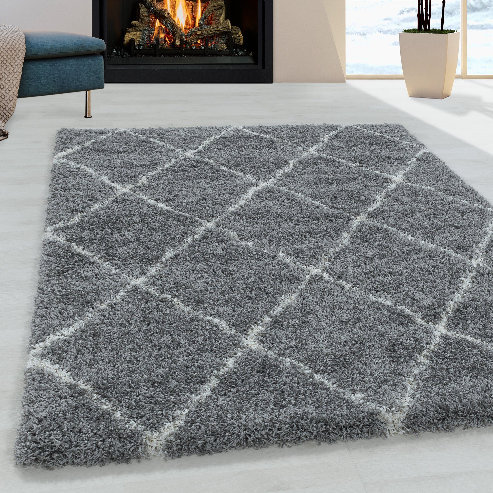 Stilvoll Günstig Hochflor-Teppich Teppich für den günstig online kaufen