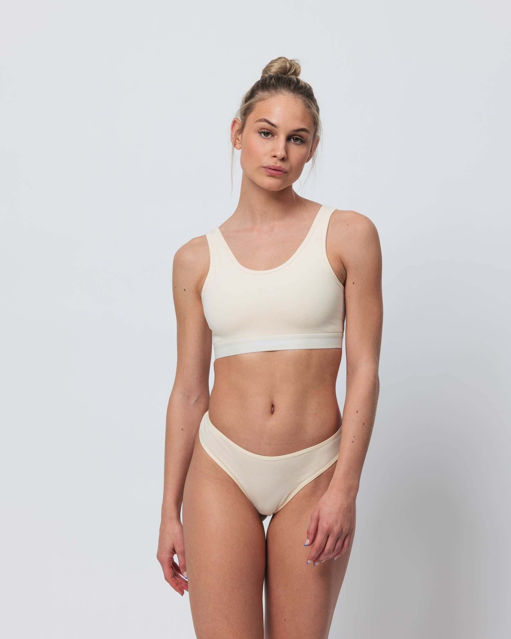 SNOCKS Tanga String Damen Unterhose (3-St) aus Bio-Baumwolle, unsichtbar unter deiner Kleidung