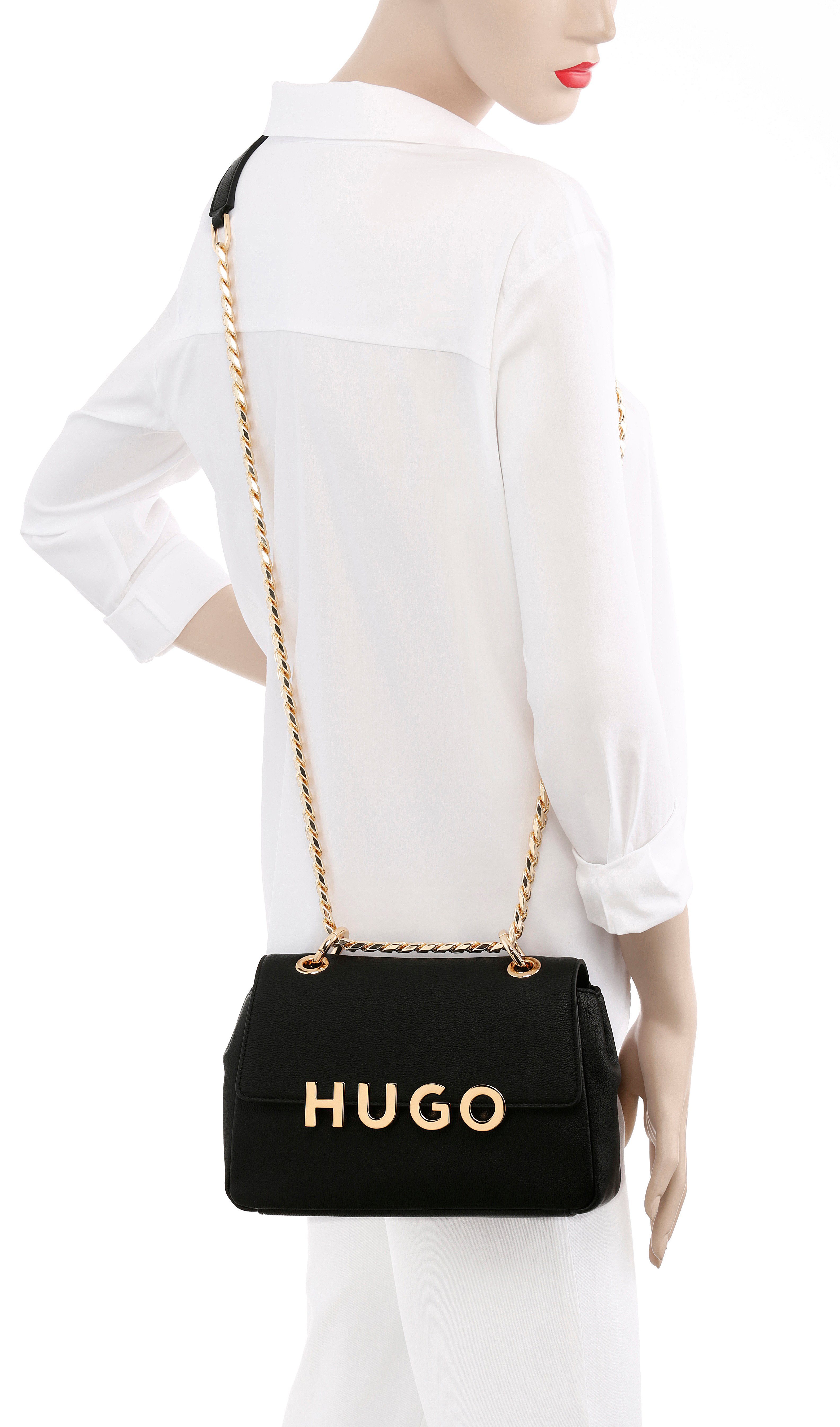 HUGO Schultertasche Kettendetails SM mit Sh. Lizzie Bag-P