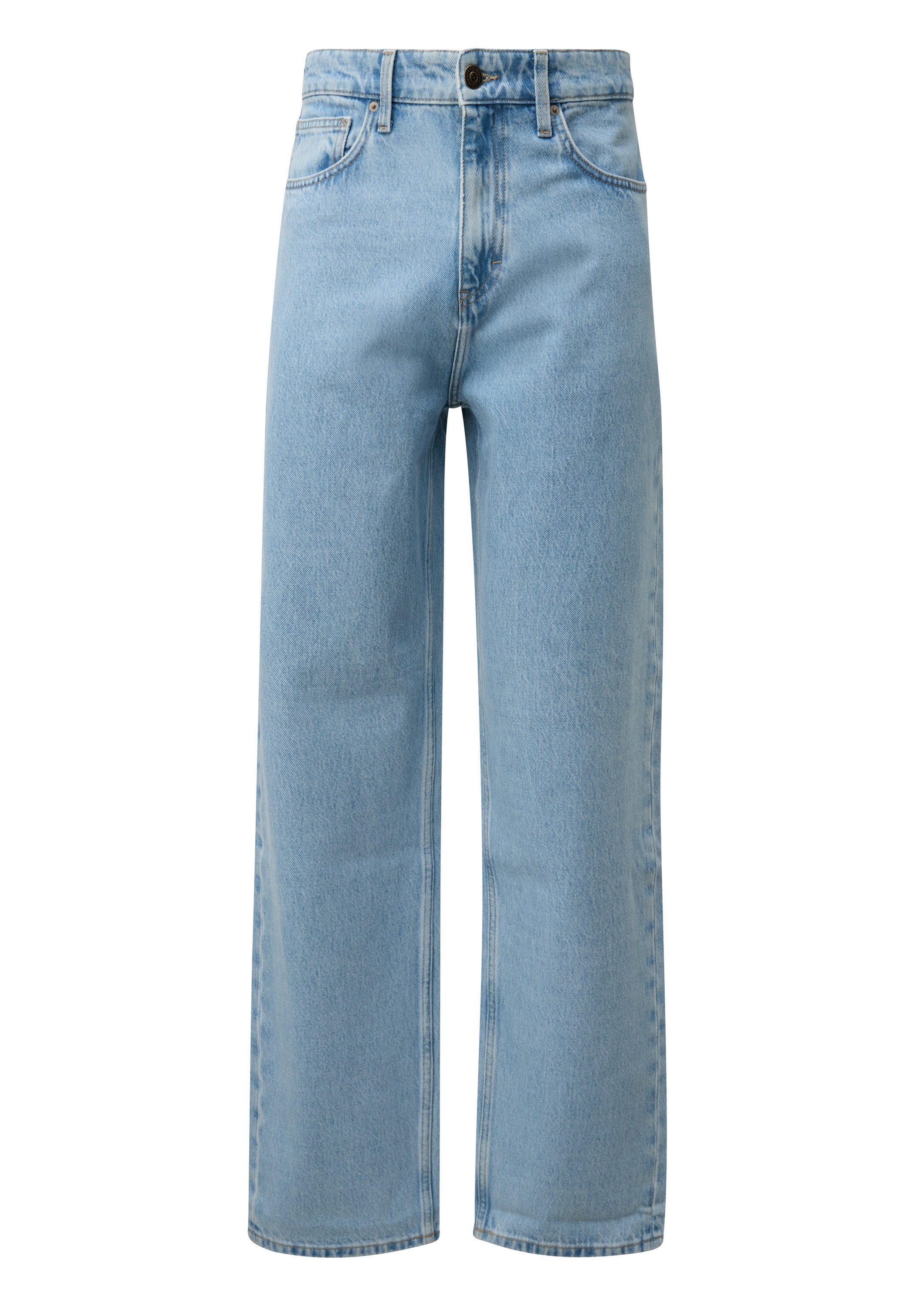 QS Regular-fit-Jeans Jeans-Hose Jeans / Loose fit / Mid Rise / Straight Leg günstig online kaufen