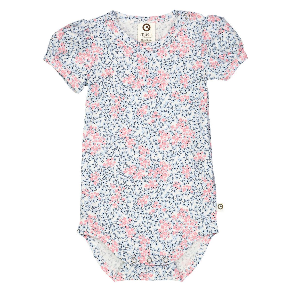 Müsli by GREEN COTTON Kurzarmbody 1581030600 Mädchen Babybody mit kurzen Ärmeln, Bodysuit, Babybody, Einteiler, Basic-Body