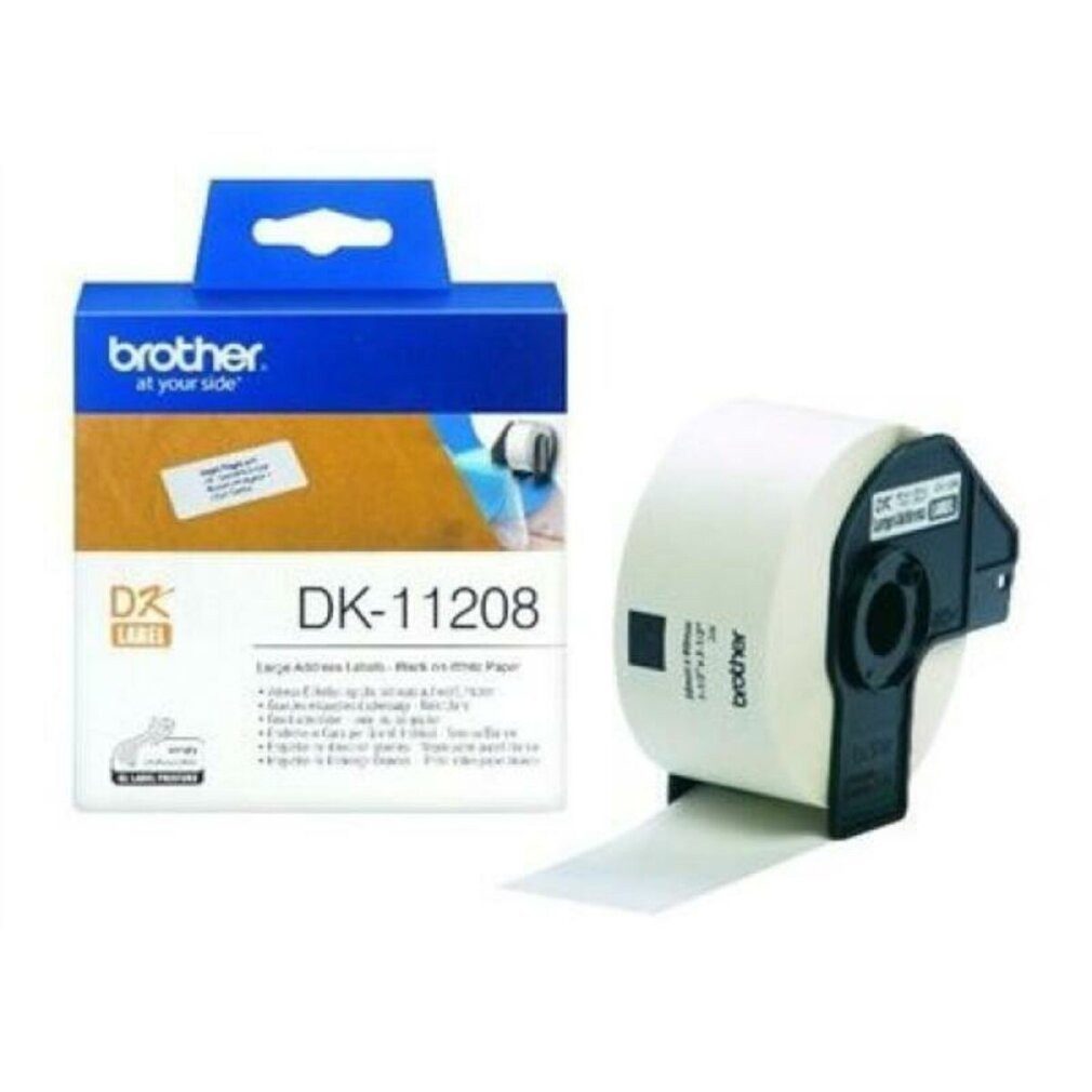 Thumbnail - Brother Etiketten DK-11208 Adressetiketten 90 x 38 mm weiß