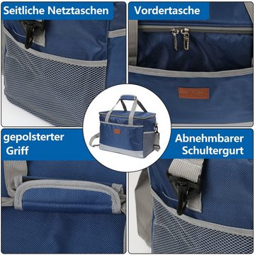 Randaco Kühltasche Picknickkorb Lunchtasche Faltbar Kühltaschen Thermotasche Camping 25L