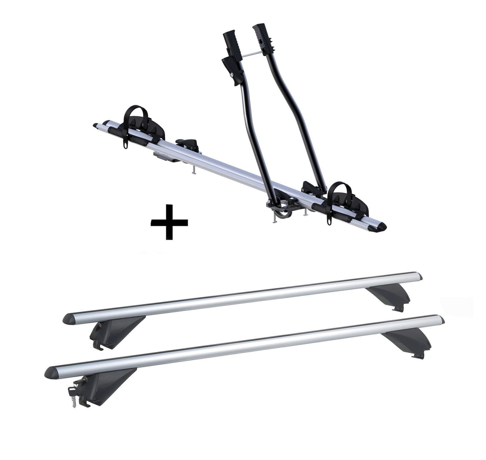 Fahrradhalter, Fahrradträger SAGITTAR + Alu Dachträger RB003 kompatibel mit Bmw Serie 2 Gran Tourer (5Türer) ab 2014