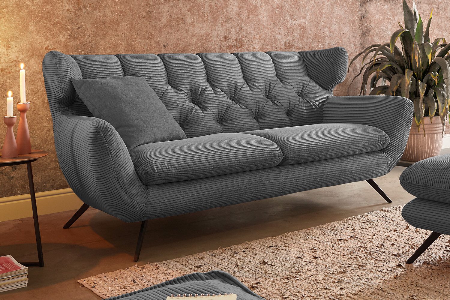 KAWOLA Sofa CHARME, Couch 2-Sitzer oder günstig online kaufen