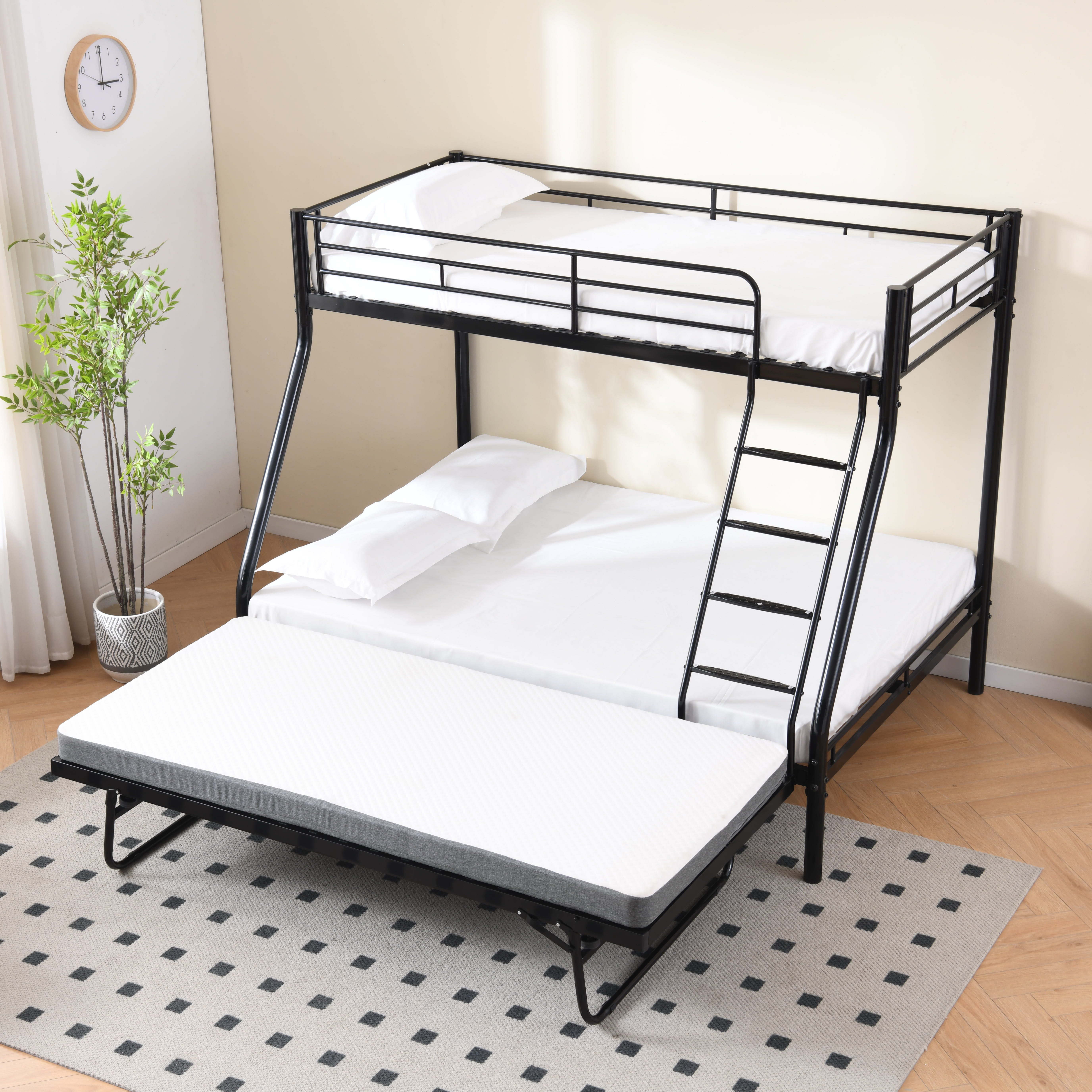 Odikalo Etagenbett Hochbett Metallbett Stauraum Leiter günstig online kaufen