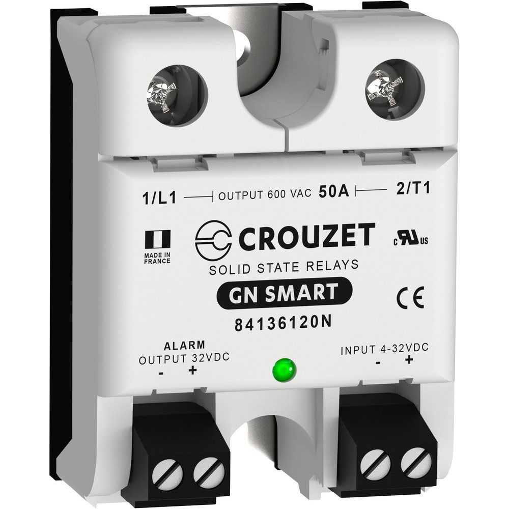 Crouzet Zeitrelais Crouzet Halbleiterrelais 84136120N 50 A Schaltspannung (max): 600 V/A, (GNS50DAZH)