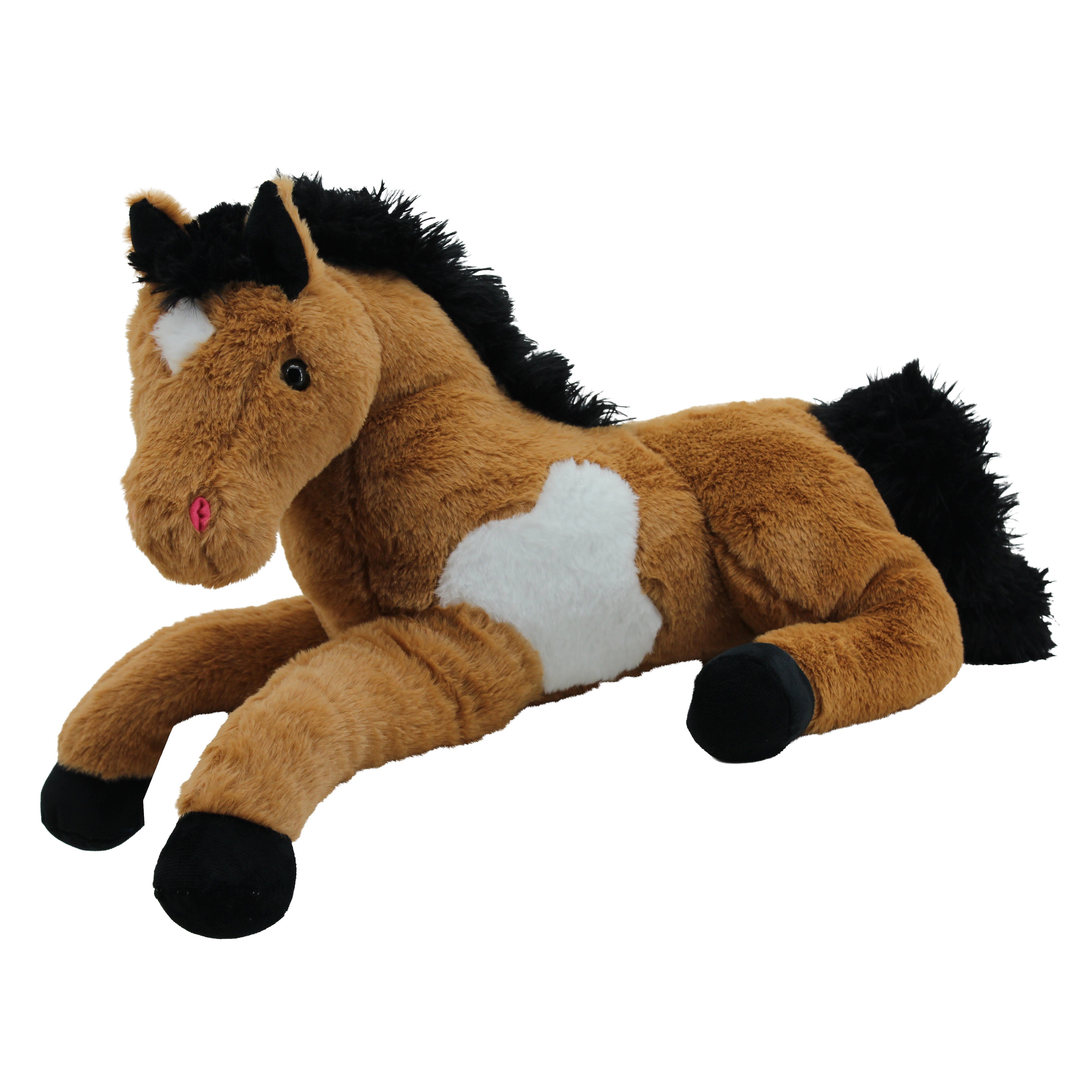 Sweety-Toys Kuscheltier Sweety Toys 5840 Plüschpferd liegend Brownie 70 cm Kuschelpferd