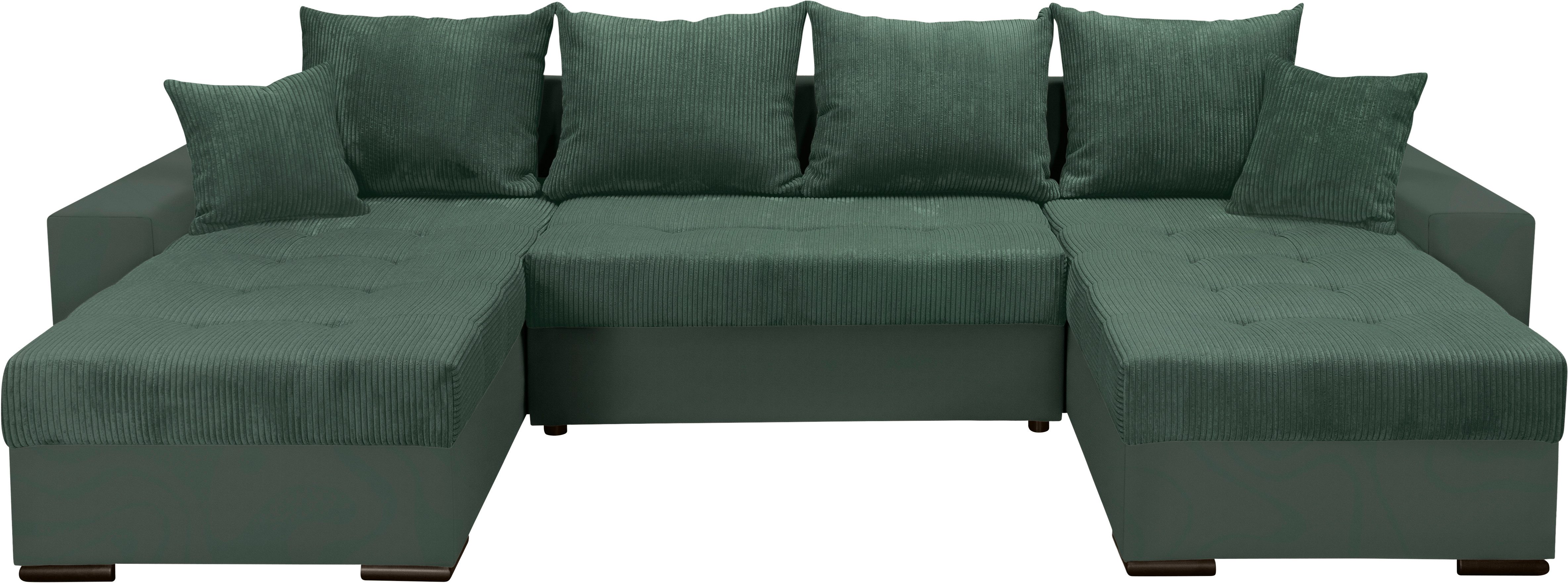 COLLECTION AB Wohnlandschaft "Josy XL U-Form, B: 313 cm in Cord, Cord-Mix" günstig online kaufen