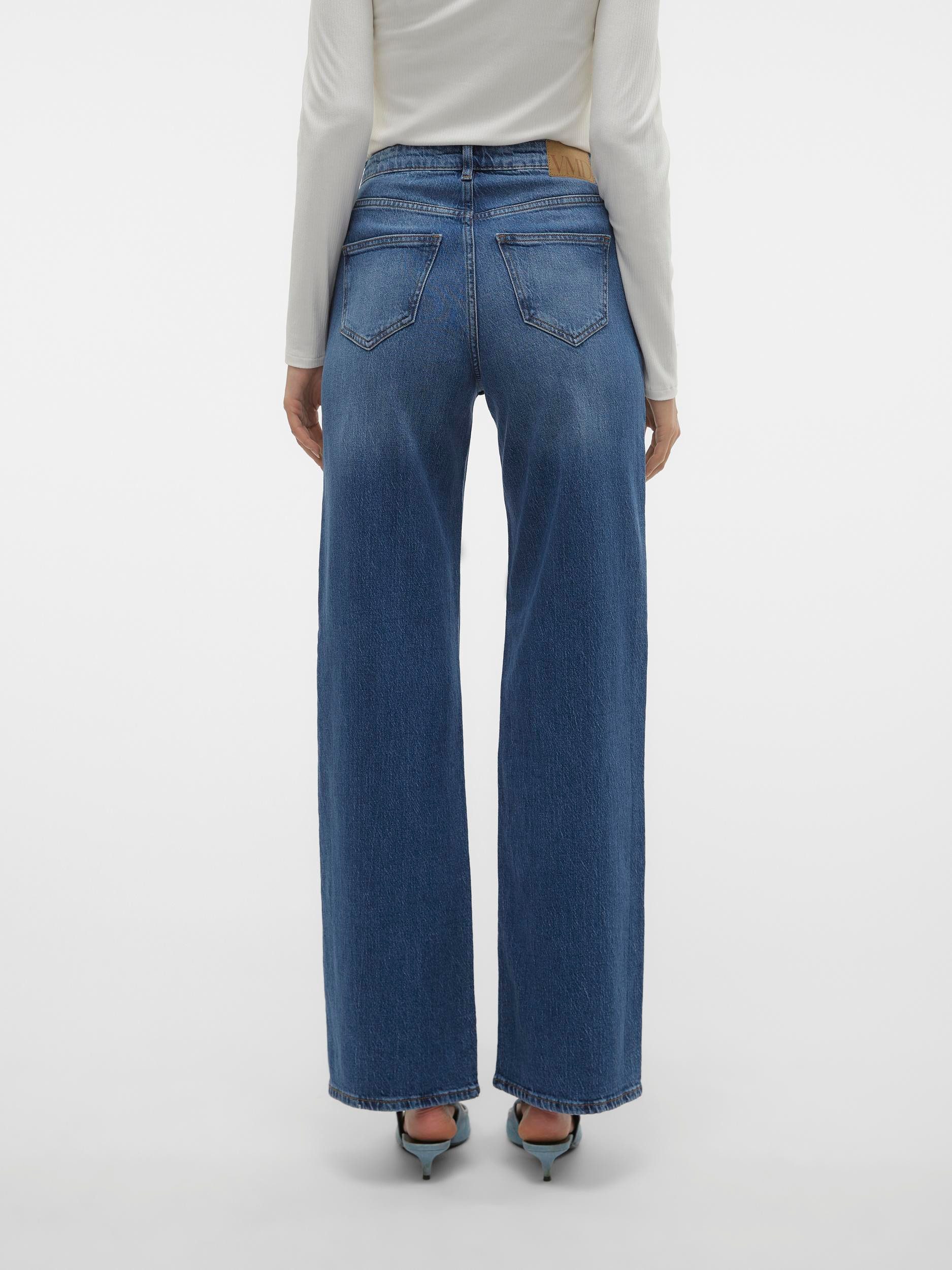 Vero Moda High-waist-Jeans VMTESSA HR WIDE JEANS RA380 GA NOOS