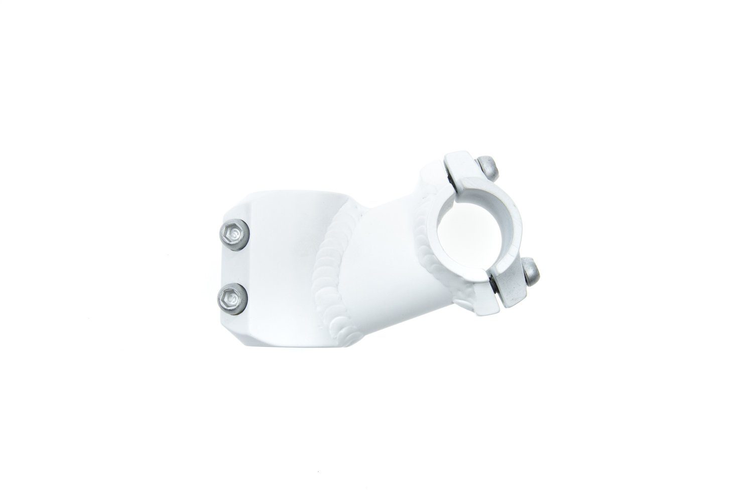 Non-Branded Lenkervorbau 1 1/8 Zoll Alu Fahrrad A Head Vorbau 60mm weiss 25,4 mm Klemmung