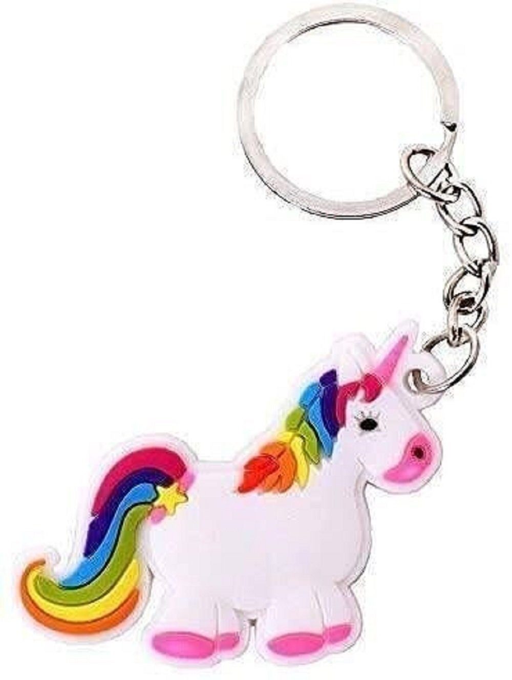 LG Designs Anhänger Schlüssel Einhorn Schlüsselanhänger- Mitgebsel Unicorn Party (1-tlg)