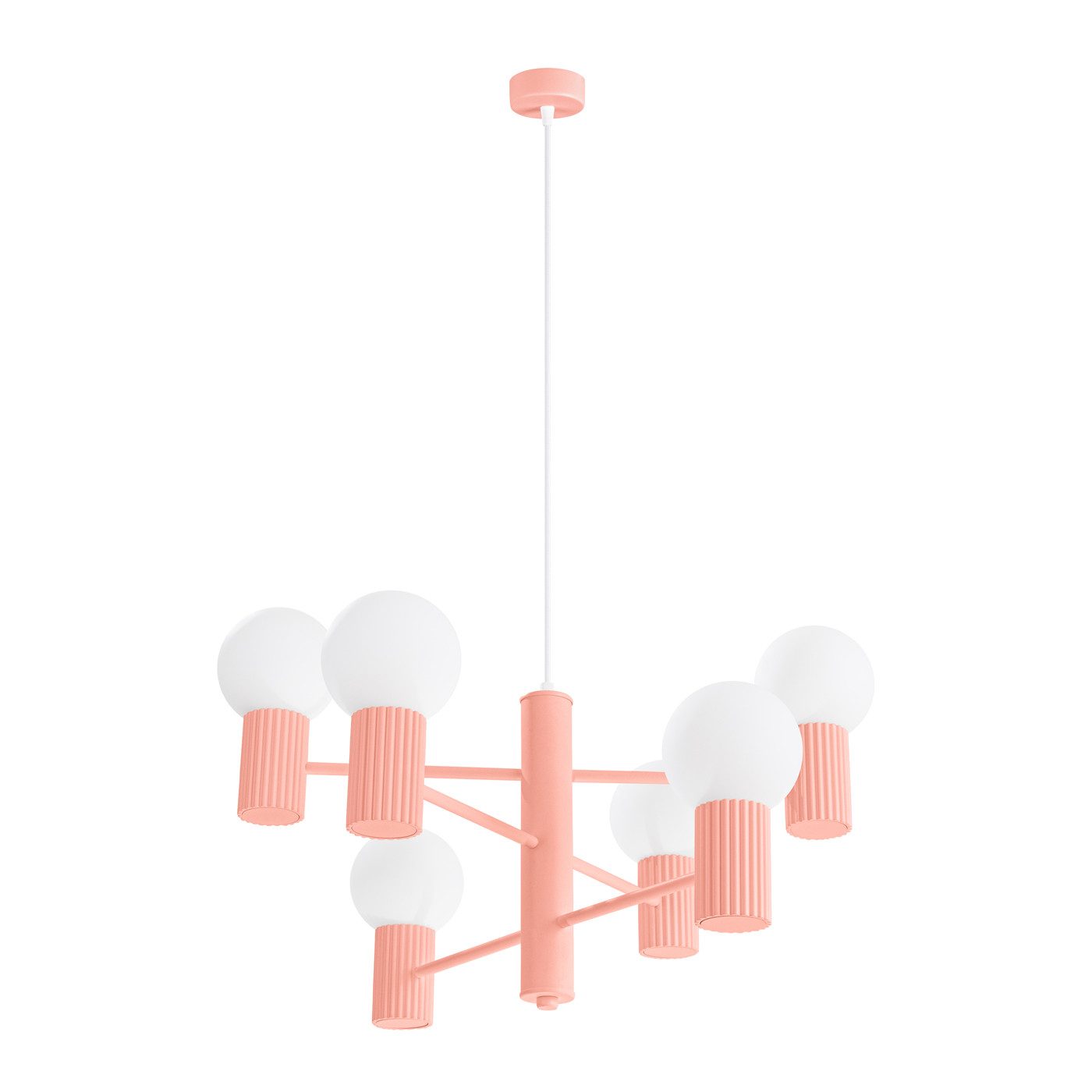 SOLLUX lighting Люстры Люстры Halo 6 Apricot, Nicht enthalten