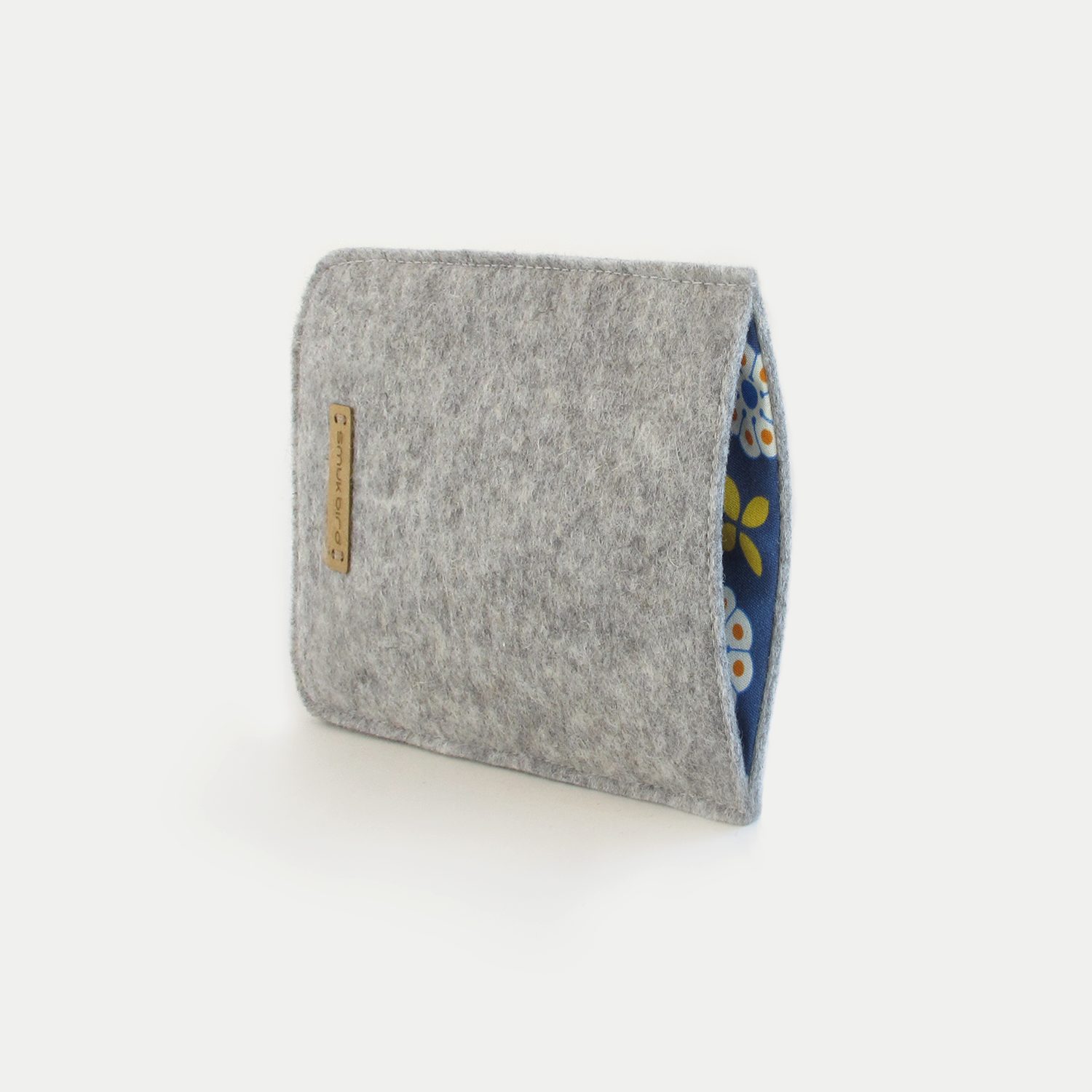 Handytasche Handytasche LET für Samsung Galaxy S23 Ultra, aus Filz, hellgrau