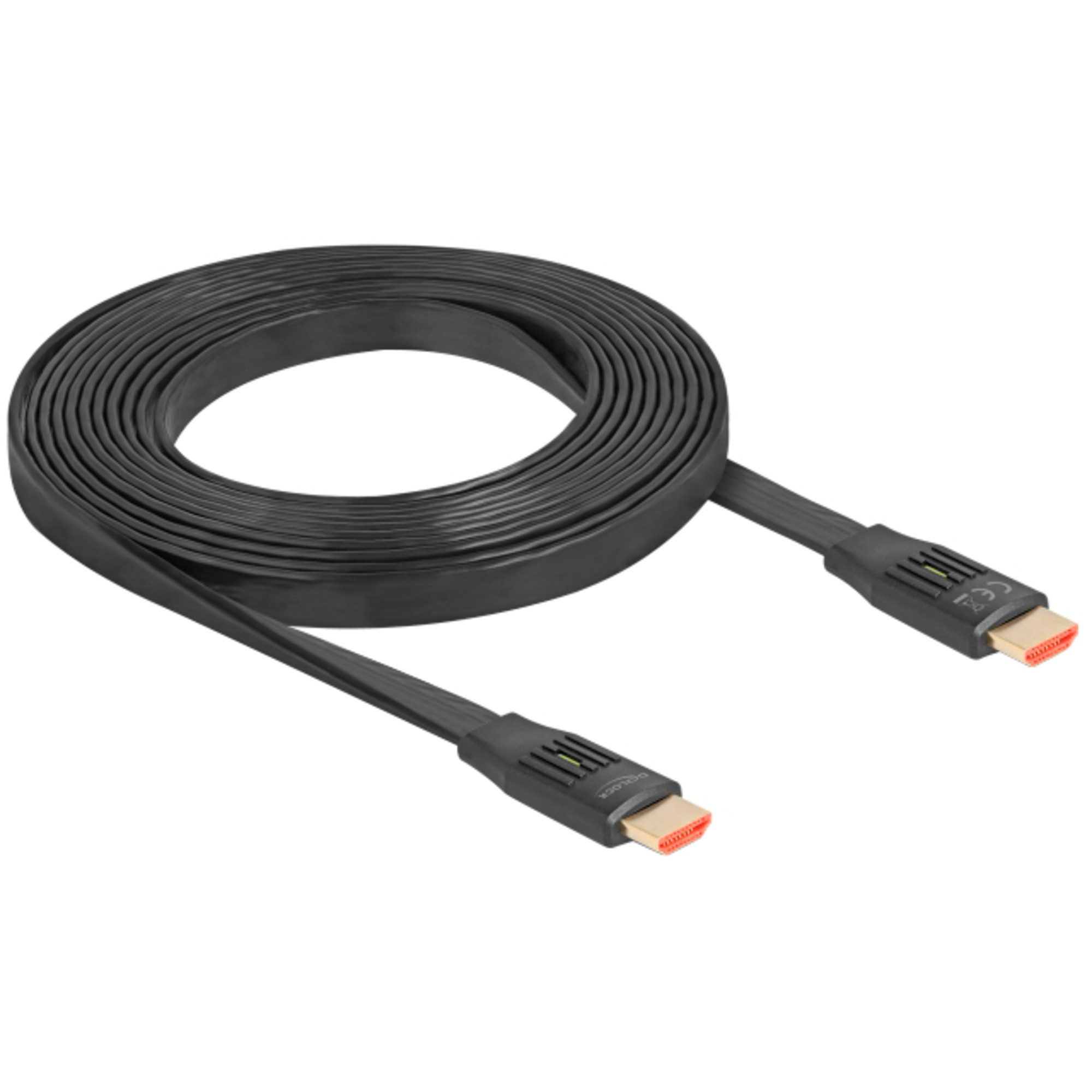 DeLOCK High Speed HDMI-Flachbandkabel 48 Gps 8K HDMI-Kabel