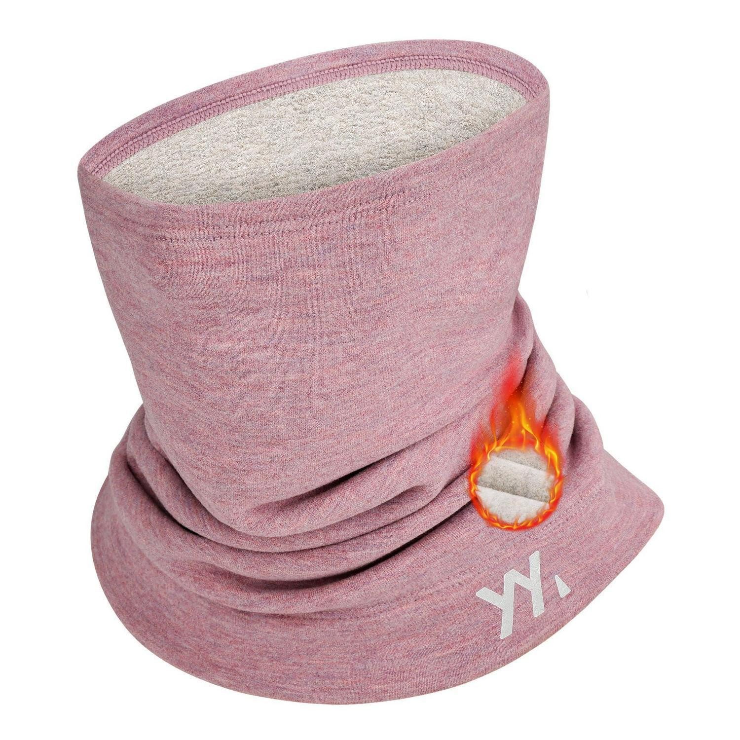 LuxusKollektion Loop Schlauchschal Halswärmer Damen Herren Thermo Fleece Lila, (1-St)
