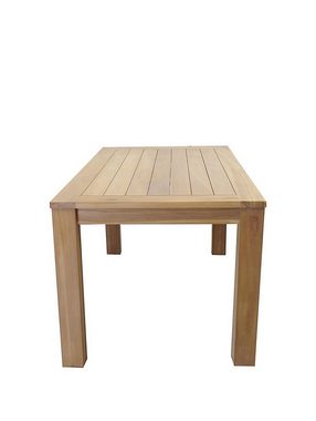 AFG Gartentisch Esstisch Gartentisch aus Teakholz massiv 160x90x79 cm