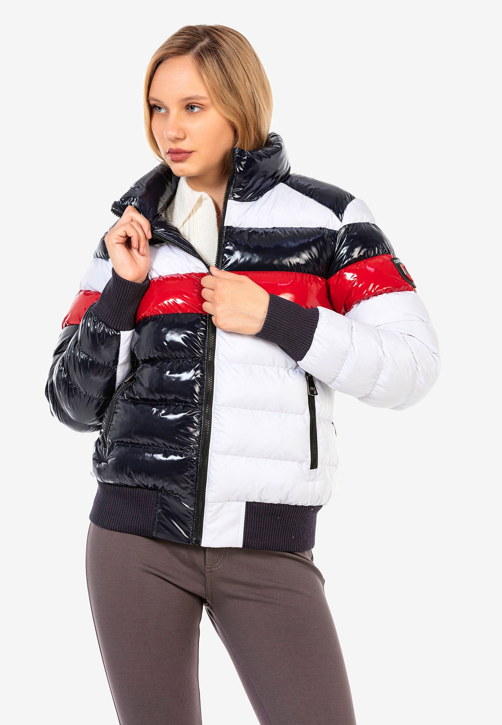 Baxx Cipo tollem Steppjacke mit & Glanz-Design