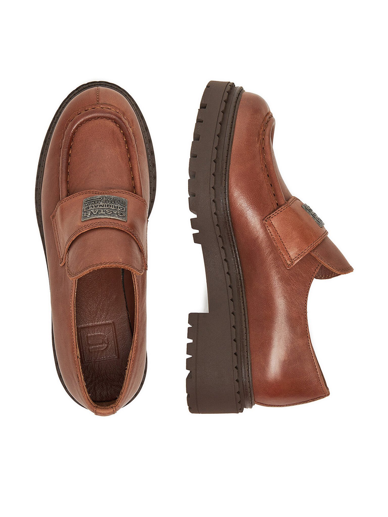 G-STAR G Star Raw Damen Loafer G-STAR RAW-EO-DOLUNAY-25FW05 Braun Braun Mokassin