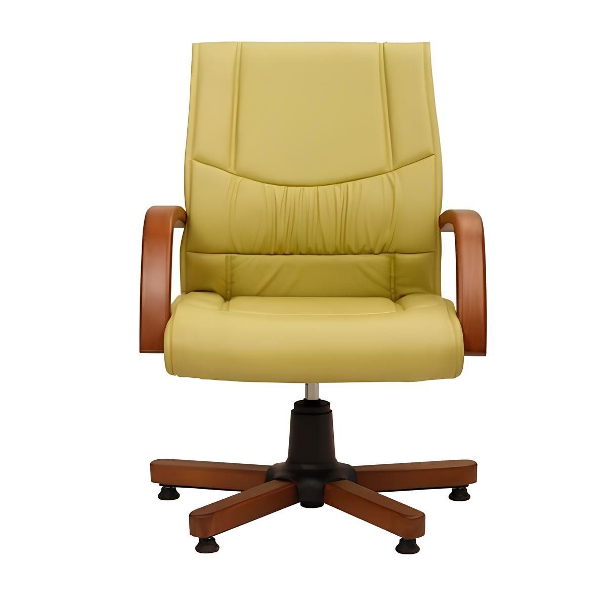 JVmoebel Bürostuhl Moderner Drehstuhl in Grün aus Kunstleder mit verstellbarer Sitzhöhe (1 St), Made in Europa