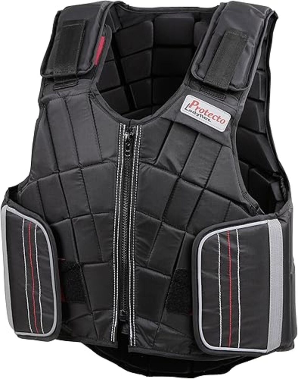 Kerbl Schutzweste Schutz und Sicherheitsweste Ladyflex light BETA, Schwarz, XS (1-tlg)