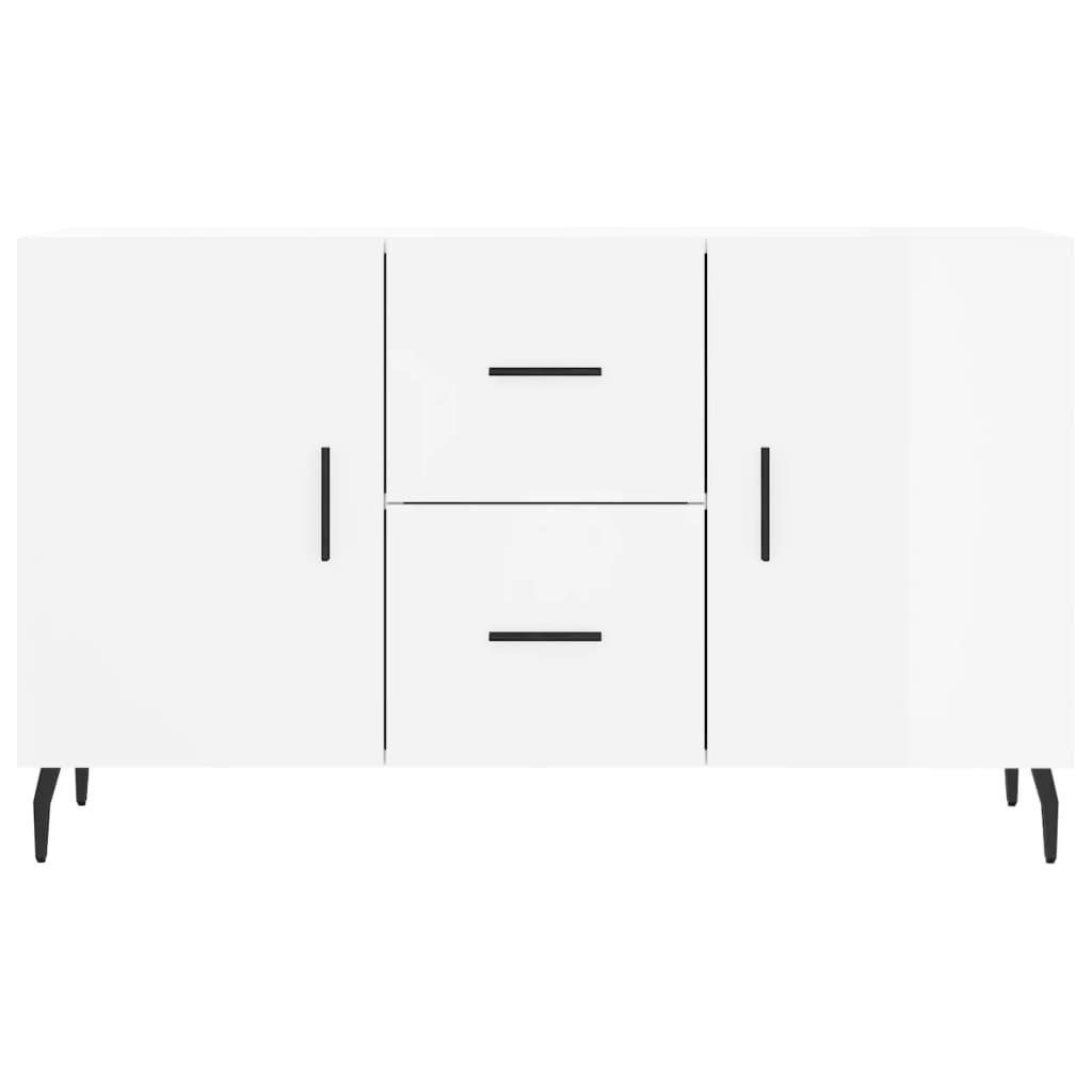 Hochglanz-Weiß Sideboard (1 Holzwerkstoff Sideboard 100x36x60 St) cm vidaXL
