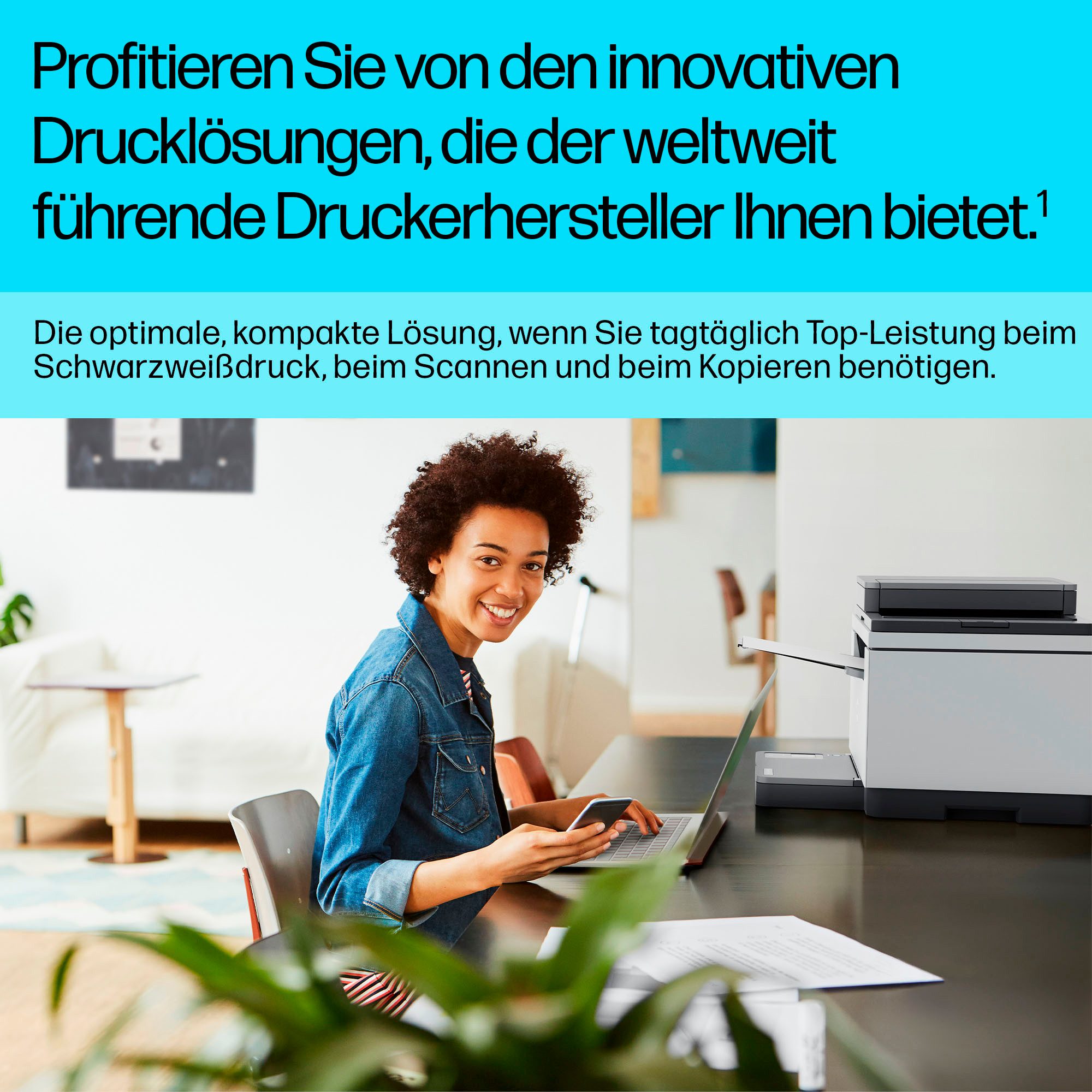 HP LaserJet MFP M234sdn Schwarz-Weiß Laserdrucker, (LAN (Ethernet), Multifunktions-Laserdrucker) – Bild 5 von 5