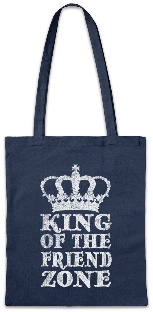 Beuteltasche King Of The Friend Zone Stofftasche Friendzone Fun Freundschaft Friend