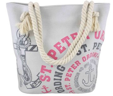 Sonia Originelli Umhängetasche City Shopper "St.Peter-Ording" Einkaufstasche Tasche Bag, kleine Innentasche mit Reißverschluss