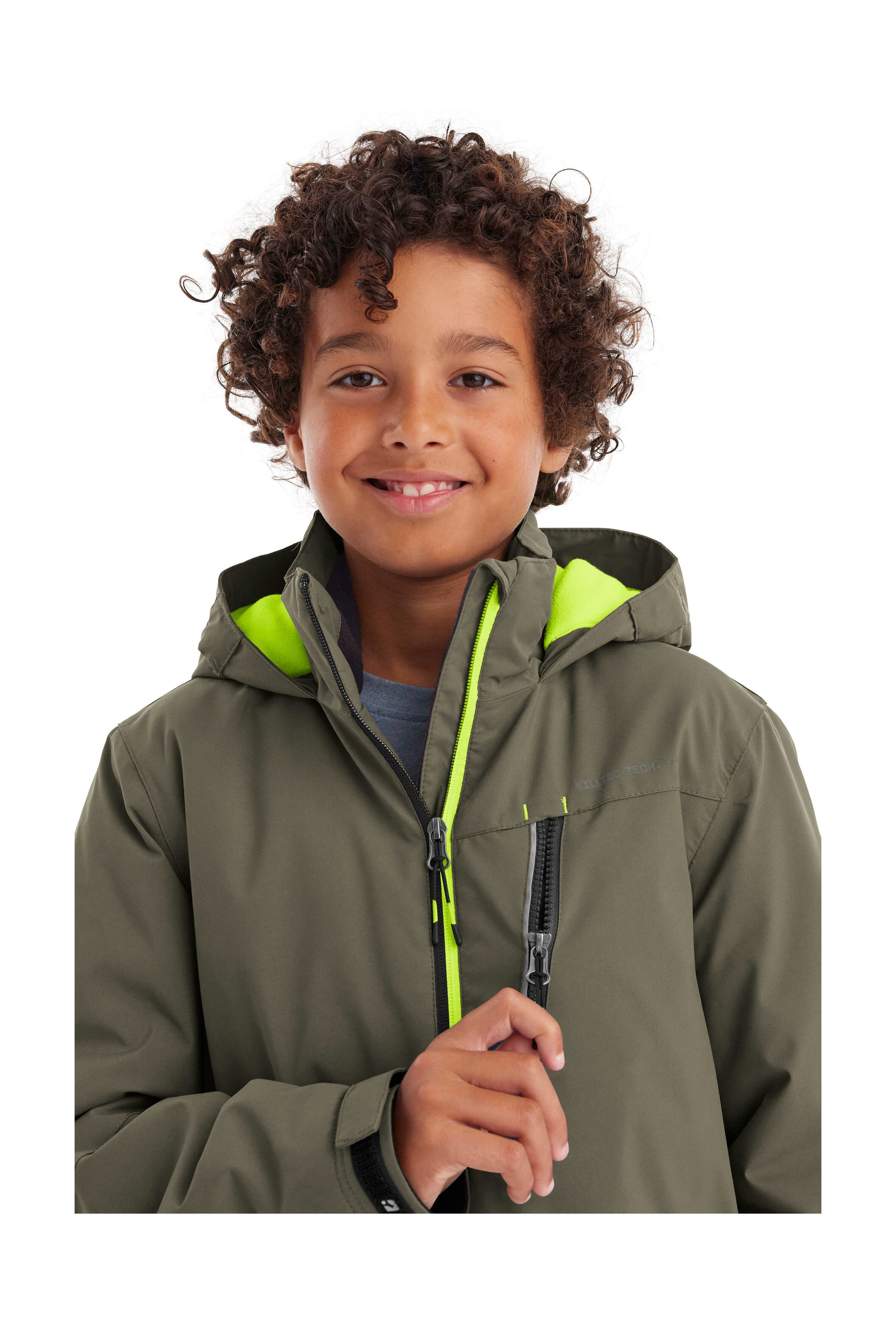 Killtec Outdoorjacke KOW 159 BYS JCKT Wasser- und winddichte Kids Winterjacke mit Fleece-Futter – Bild 4 von 5