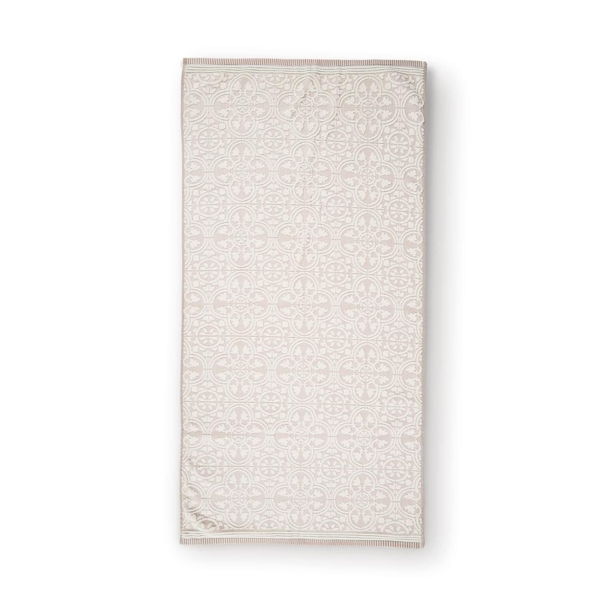 PiP Studio Handtuch Tile de Pip Duschtuch khaki 70x140cm (1 Stück), 100% Baumwolle (225544)