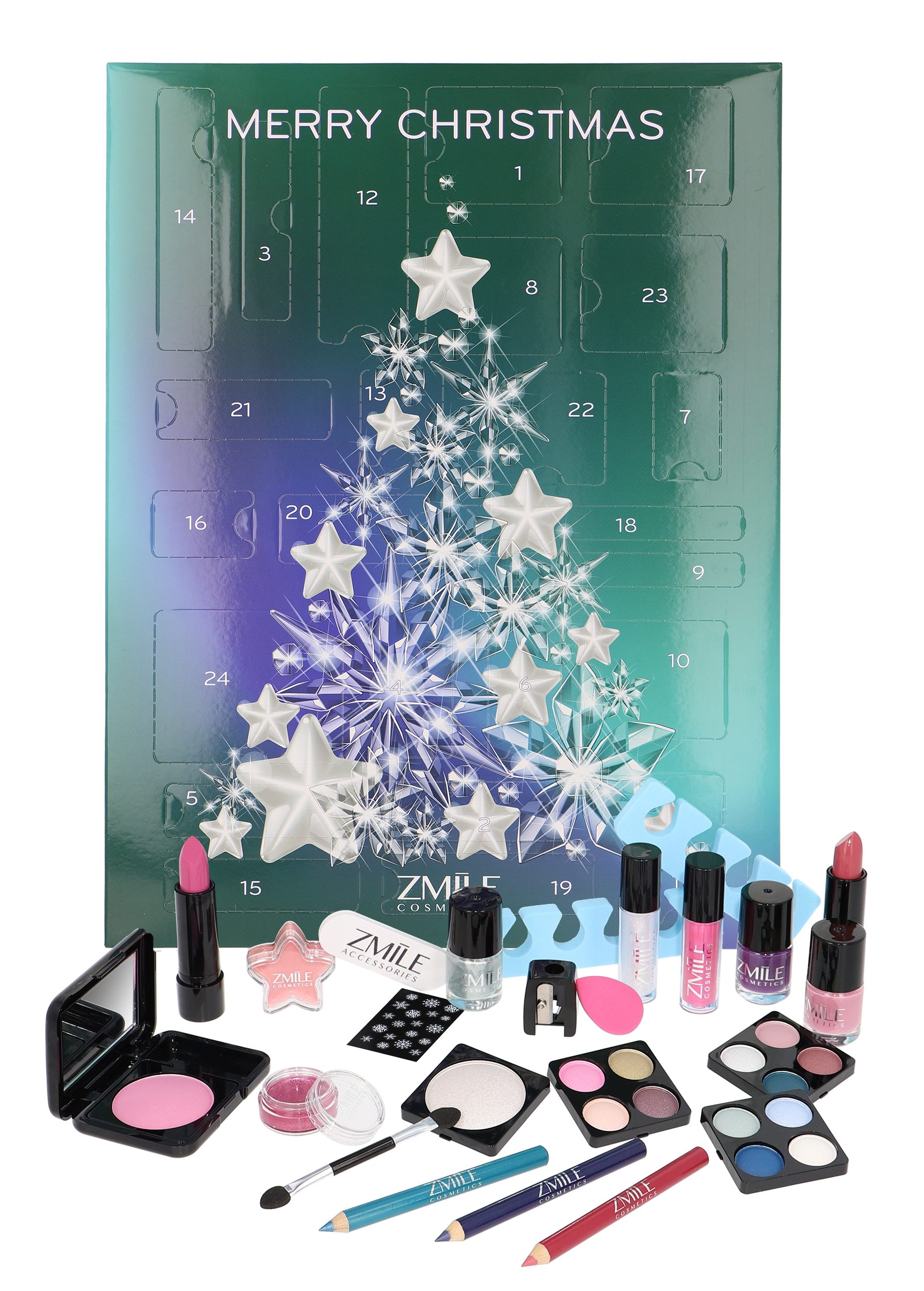 ZMILE COSMETICS Kosmetik-Adventskalender Beauty Adventskalender Crystal Teal Time