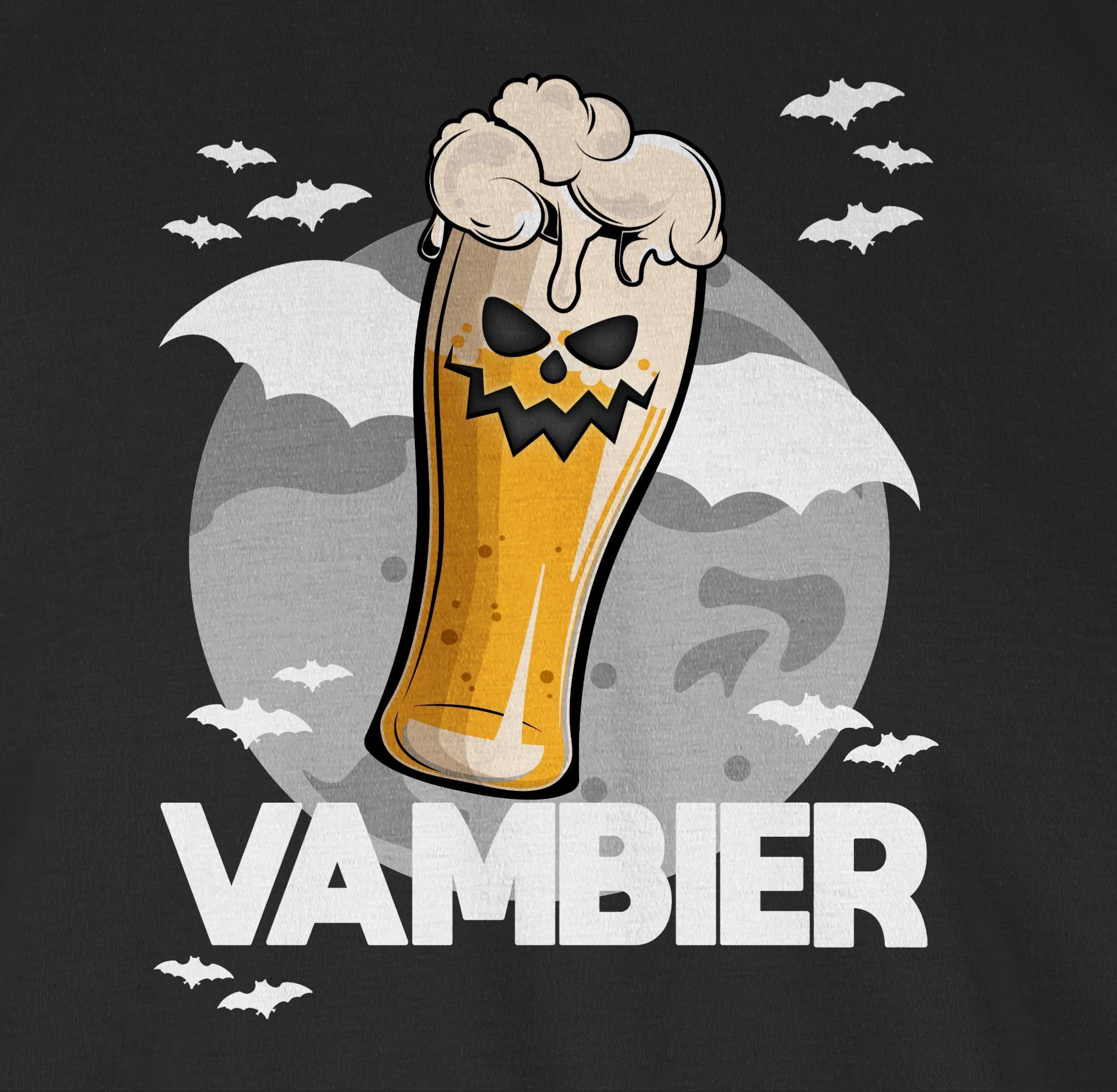 Shirtracer T-Shirt Vambier Bier Kostüme Schwarz Geschenk Herren 01 Zombie Halloween