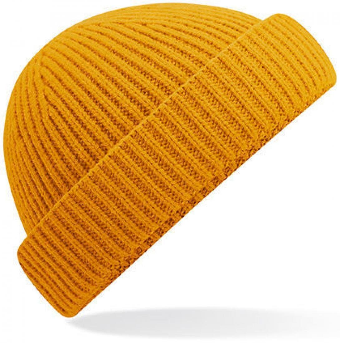 Beechfield® Strickmütze Fischermütze Herren Strick Mütze Beanie Seemannsmütze Kurz Harbour
