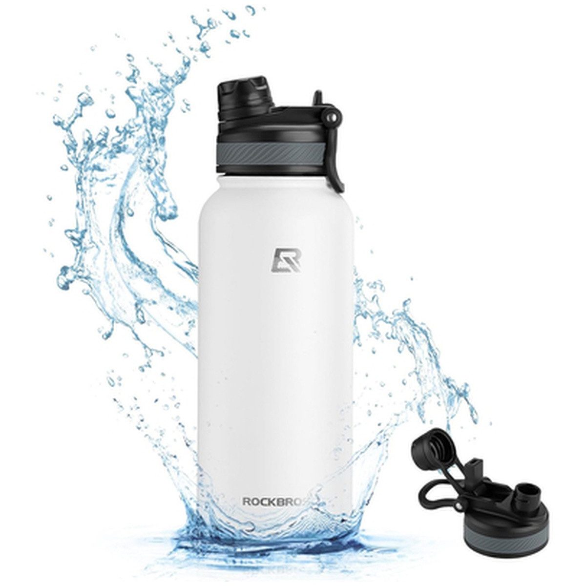 ROCKBROS Trinkflasche Rockbros 35210029005 Fahrradflasche Schwarz